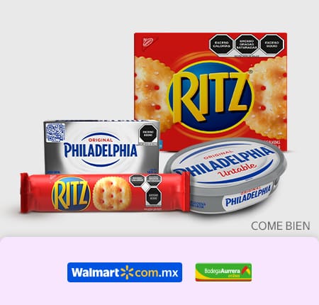 25% en Galletas Ritz y/o Quesos Philadelphia